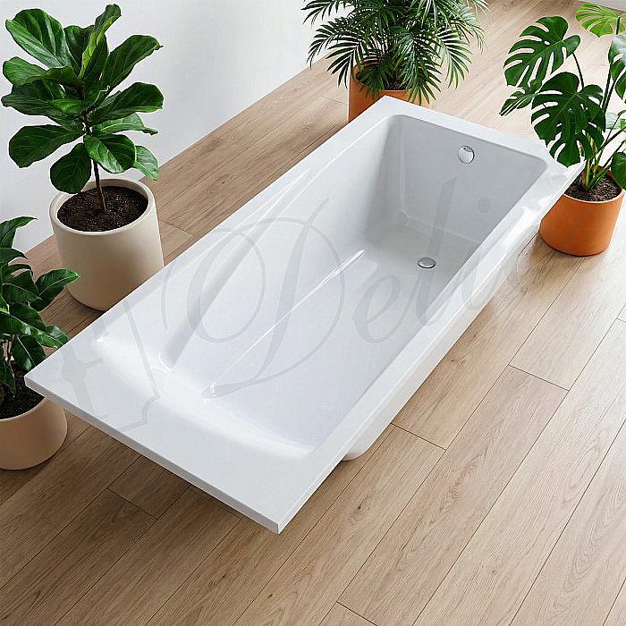 Ванна Delice Respect DLR330045-G 170х75 белая купить в интернет-магазине Sanbest