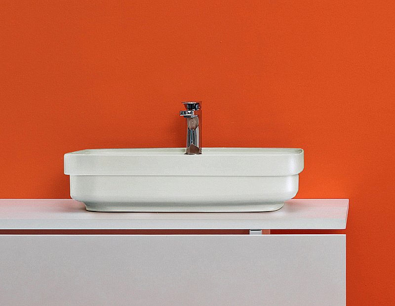 Раковина Kerasan Tribeca 60 514201bi*1 белая купить в интернет-магазине Sanbest