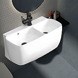 Раковина CeramaLux A1009 белая купить в интернет-магазине Sanbest