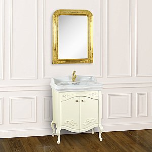 Тумба с раковиной Migliore Impero 70 Avorio с 2 дверками для ванной в интернет-магазине Sanbest