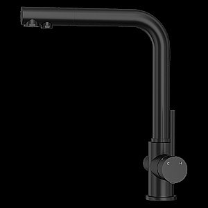 Смеситель для кухни Elghansa Kitchen Pure Water 56A5216-Black черный купить в интернет-магазине сантехники Sanbest