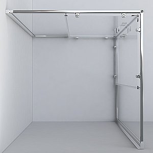 Душевой уголок Vincea Garda VSS-1G900CL 90x90 стекло прозрачное/профиль хром купить в интернет-магазине Sanbest