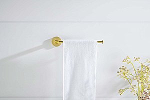 Полотенцедержатель Aquatek Европа AQ4119BG 27 золото шлифованное купить в интернет-магазине сантехники Sanbest