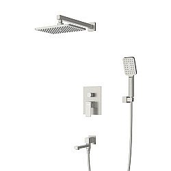 Душевая система Cezares SLIDER SLIDER-VDSET-IN сатин купить в интернет-магазине сантехники Sanbest