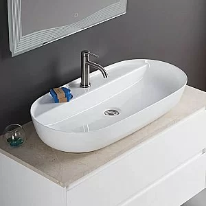 Раковина накладная Belbagno 82 BB1347 белая купить в интернет-магазине Sanbest