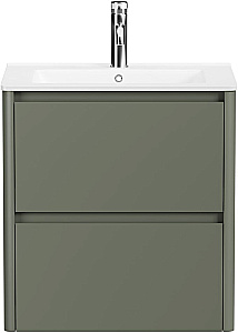 Тумба с раковиной Allen Brau Gravity 60 1.370008.CGM олива матовая для ванной в интернет-магазине Sanbest