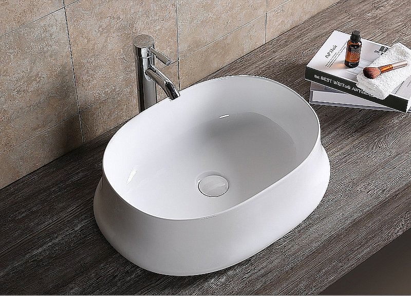 Раковина накладная CeruttiSpa 58 CR0060 белая купить в интернет-магазине Sanbest
