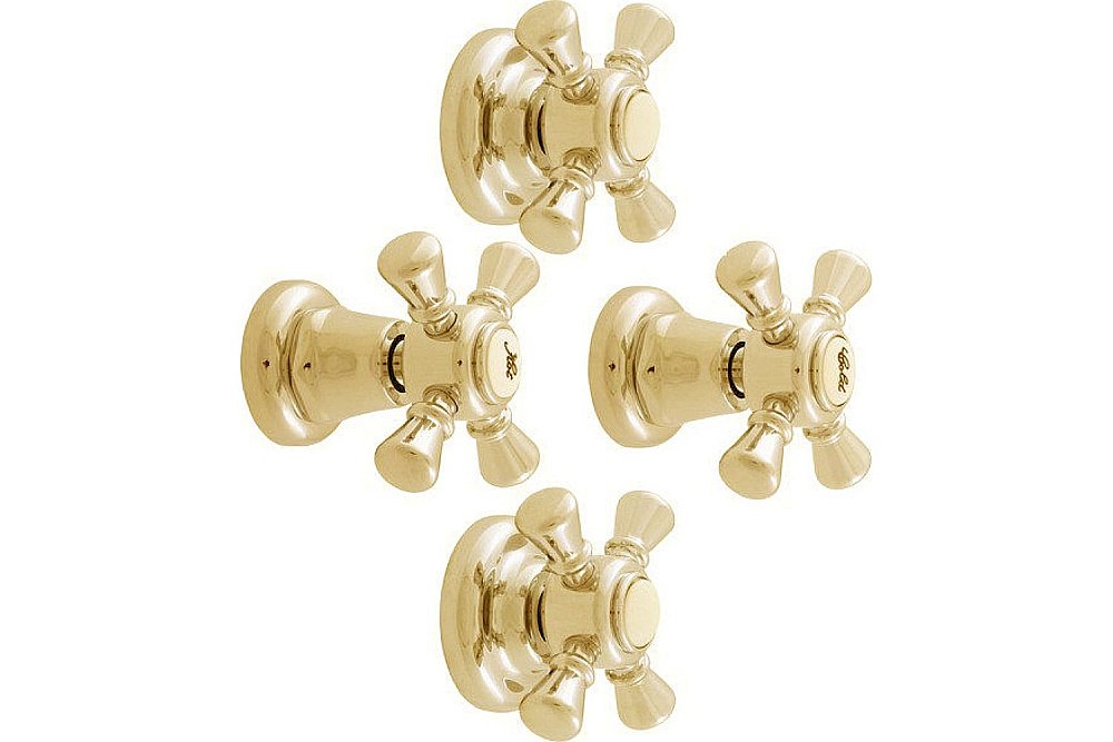 Смеситель для душа Rav-Slezak MORAVA RETRO MK386KZ золото купить в интернет-магазине сантехники Sanbest