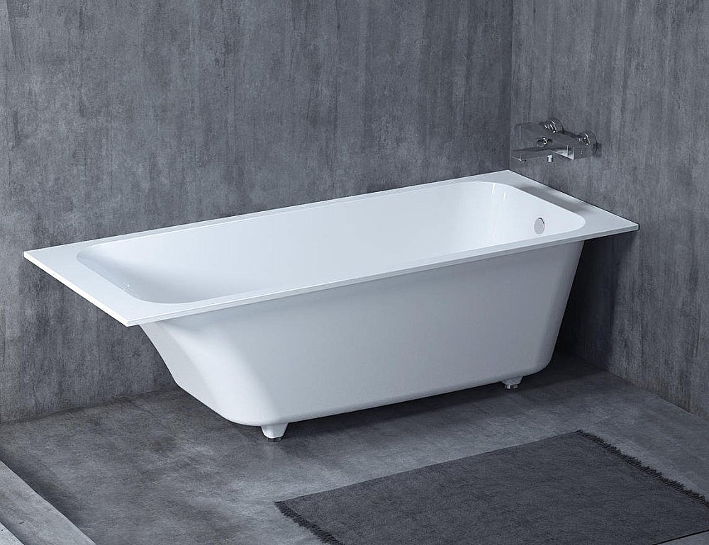 Ванна Salini Orlanda S-Stone 160x70 102025M белая матовая купить в интернет-магазине Sanbest