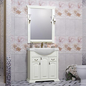 Зеркало Опадирис Риспекто 80 00-00007059 слоновая кость в ванную от интернет-магазине сантехники Sanbest