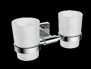 Стакан для зубных щеток CeramaLux Gamma 12303 хром купить в интернет-магазине сантехники Sanbest