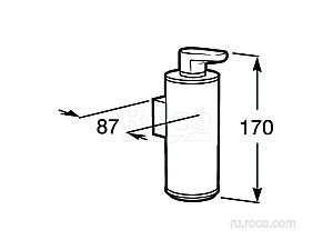 Диспенсер Roca Hotels 816722001 купить в интернет-магазине сантехники Sanbest
