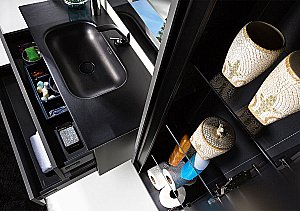 Тумба с раковиной Armadi Art Vallessi 120 АНТРАЦИТ матовый для ванной в интернет-магазине Sanbest