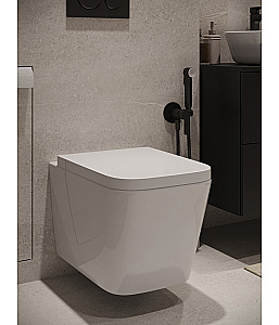 одвесн ой безободк Agger AT11150 безободковый, с инсталляцией, смыв торнадо, с крышкой микролифт, белый глянцевый купить в интернет-магазине Sanbest