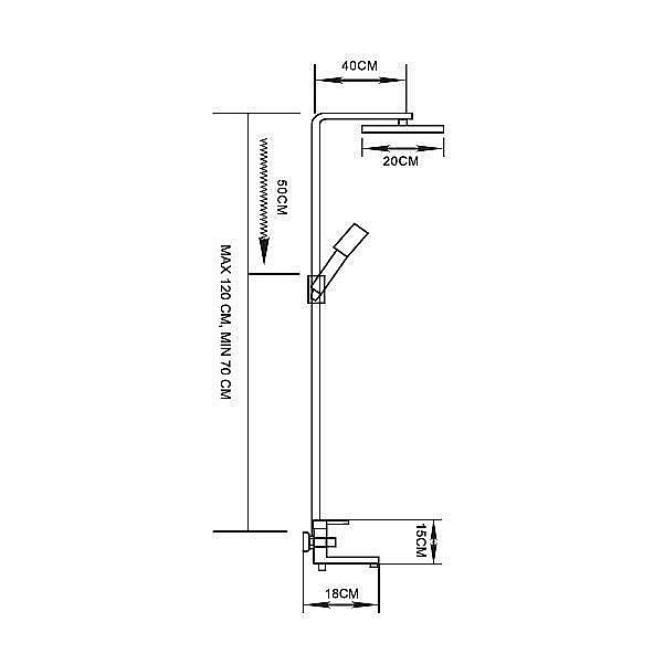 Душевая система MIXLINE ML2433 530035 купить в интернет-магазине сантехники Sanbest