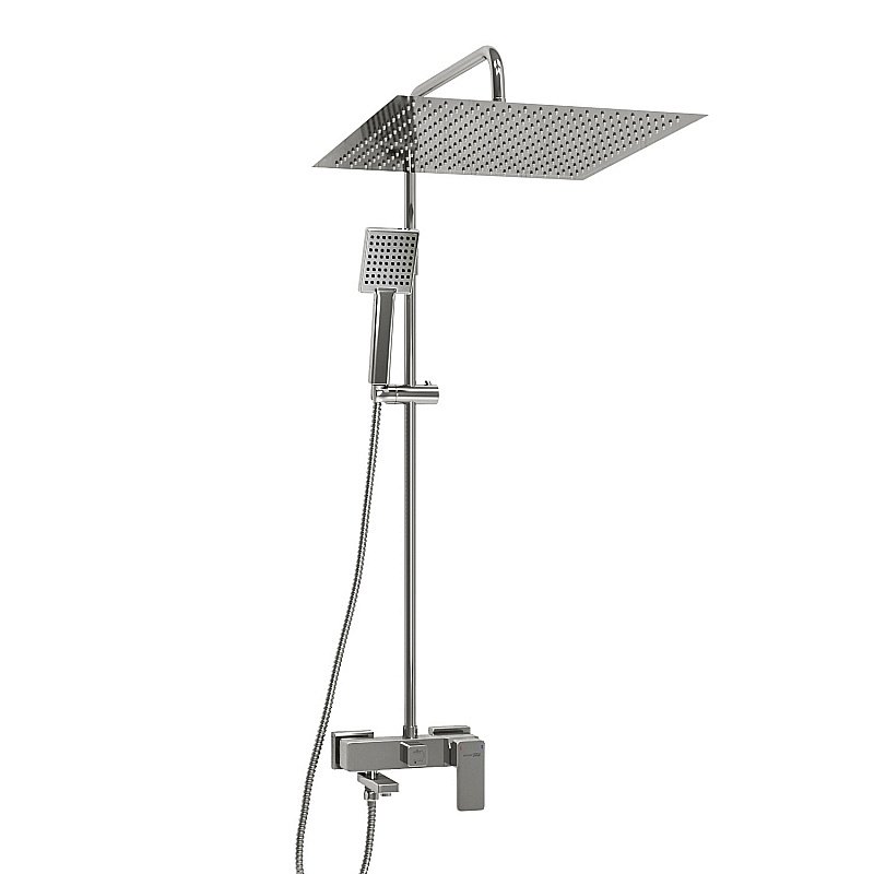 Душевая система WasserKraft A177.119.141.010.CH хром купить в интернет-магазине сантехники Sanbest