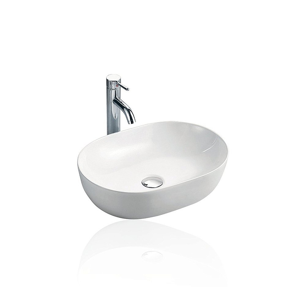 Раковина Koller Pool ROUND 48,5 RN-0485-WB белая купить в интернет-магазине Sanbest