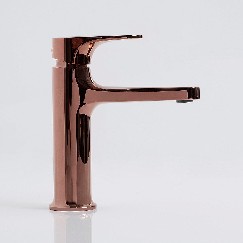 Смеситель для раковины WasserKRAFT Asphe 7700 7703 розовое золото купить в интернет-магазине сантехники Sanbest