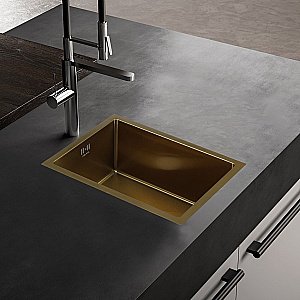 Мойка кухонная Melana ProfLine D5138HG золото купить в интернет-магазине сантехники Sanbest