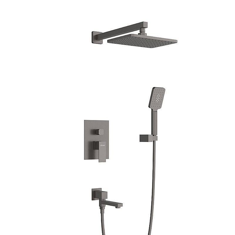 Душевая система Cezares SLIDER SLIDER-VDSET-GM черная матовая купить в интернет-магазине сантехники Sanbest