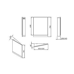 Зеркало Ravak 10° 55 белый в ванную от интернет-магазине сантехники Sanbest