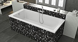 Ванна из искусственного камня Marmo Bagno Ницца 170х70 MB-N170-70 белая купить в интернет-магазине Sanbest