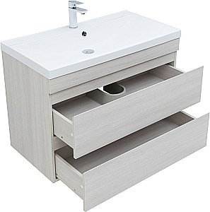 Тумба с раковиной Aquanet Нота New 334206 100 дуб холден для ванной в интернет-магазине Sanbest