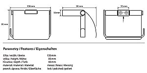Держатель для туалетной бумаги Bemeta Via 135012012 купить в интернет-магазине сантехники Sanbest