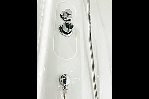 Душевая кабина Royal Bath RB90BK1-M 90x90 профиль белый/стекло матовое купить в интернет-магазине Sanbest