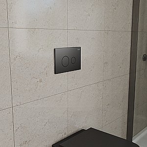Кнопка для инсталляции D&K Venice DB1029025 черная матовая купить в интернет-магазине сантехники Sanbest