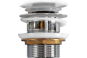 Донный клапан Art&Max AM-DR-WH белый глянец купить в интернет-магазине сантехники Sanbest