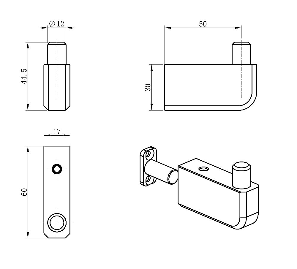 Крючок WONZON & WOGHAND WW-V3301-CR хром купить в интернет-магазине сантехники Sanbest