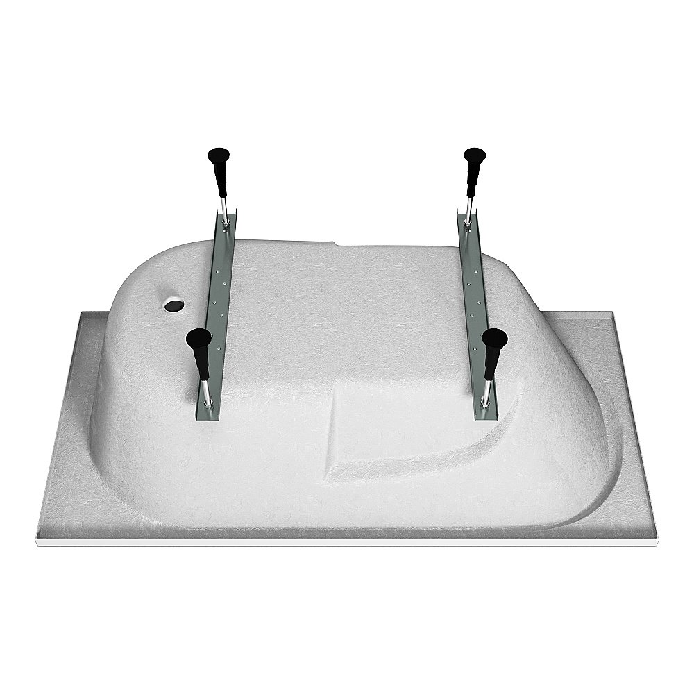 Ванна акриловая Vincea VBT-2A150-LG 150x75 белая с ножками купить в интернет-магазине Sanbest