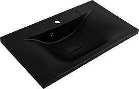 Раковина мебельная BelBagno BB800/450-LV-ART-PR-NERO черная купить в интернет-магазине Sanbest