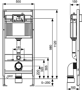 Унитаз подвесной beWash Bogen с инсталляцией TECE 9400414+88303670 безободковый с функцией биде, с сиденьем микролифт, черный матовый/кнопка черная матовая купить в интернет-магазине Sanbest