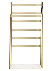 Полотенцесушитель электрический напольный WONZON & WOGHAND ESSEN, Брашированное золото (WW-A407-BG) купить в интернет-магазине сантехники Sanbest