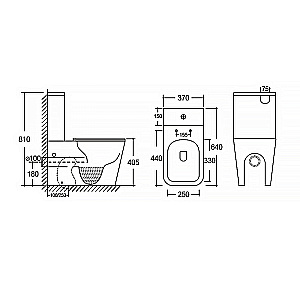 Инсталляция для унитаза Azario AZ-8010-1000 купить в интернет-магазине сантехники Sanbest