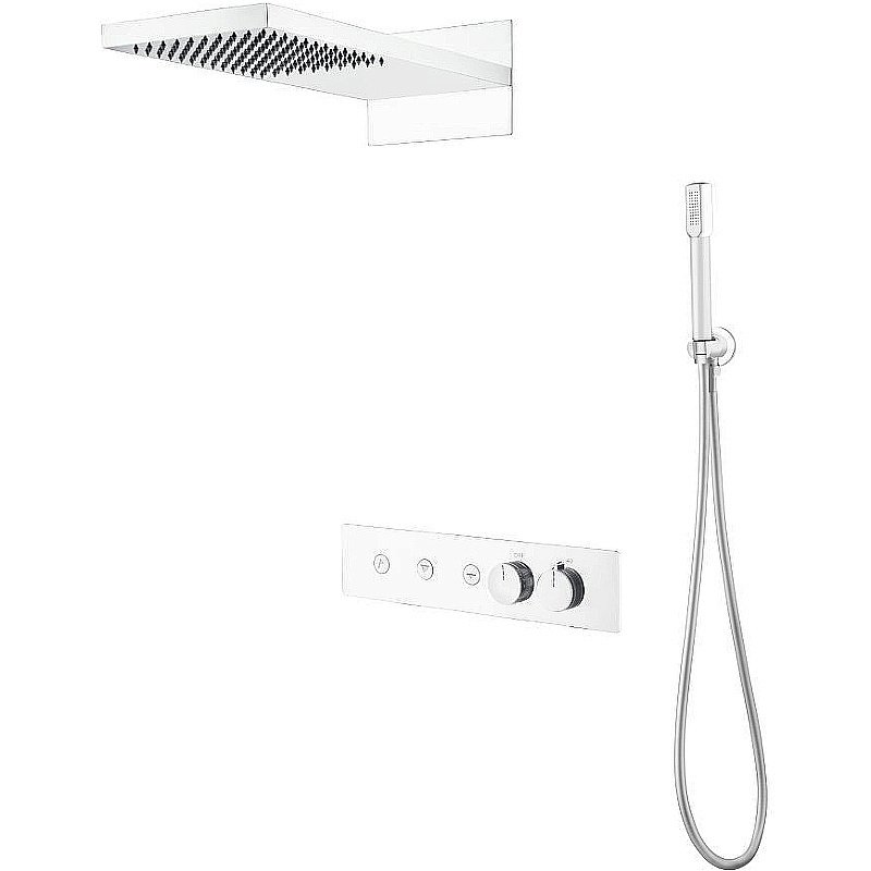 Душевая система Boheme Fusion 131-MW белая купить в интернет-магазине сантехники Sanbest