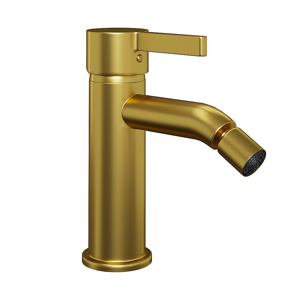 Смеситель для биде PAINI Brera 74PJ304 золото матовое купить в интернет-магазине сантехники Sanbest