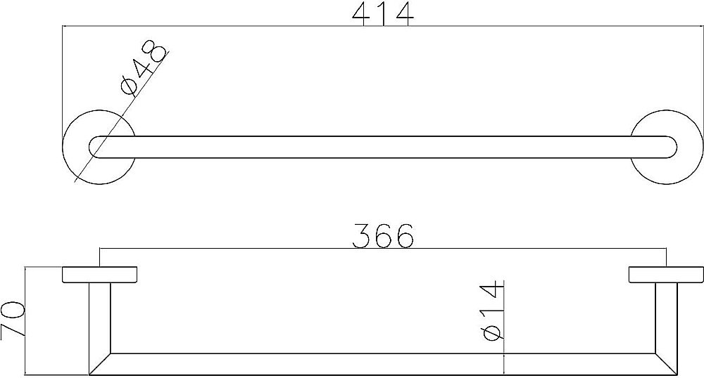 Полотенцедержатель Allen Brau Priority 6.31A11-31 черный матовый купить в интернет-магазине сантехники Sanbest