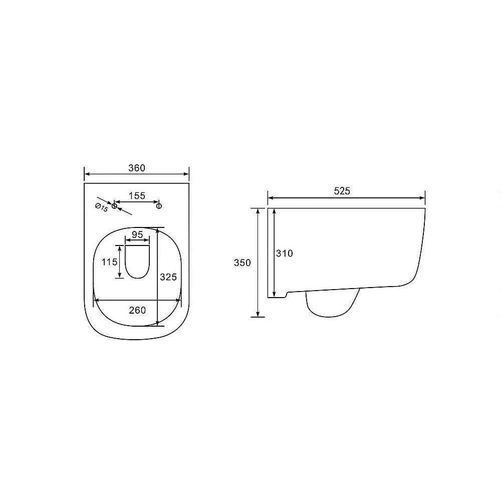 Унитаз подвесной Vincea Form VT1-35 безободковый, с крышкой микролифт, белый купить в интернет-магазине Sanbest