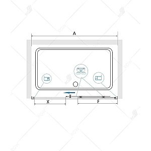 Душевая дверь RGW Classic CL-14B 120 купить в интернет-магазине Sanbest