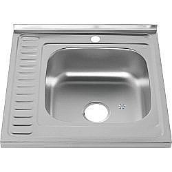 Мойка кухонная с сифоном Melana 097D t R (*10) чаша справа купить в интернет-магазине сантехники Sanbest