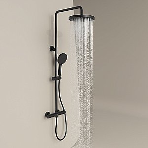 Душевая система Sancos Teo SC11001MB черный матовый купить в интернет-магазине сантехники Sanbest