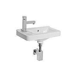 Раковина подвесная Jika CUBITO Mio-N 45 см отверстие слева белая купить в интернет-магазине сантехники Sanbest