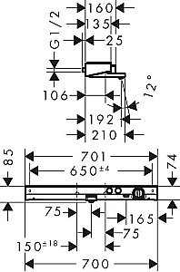 Термостат для ванны Hansgrohe ShowerTablet Select 13183400 купить в интернет-магазине сантехники Sanbest