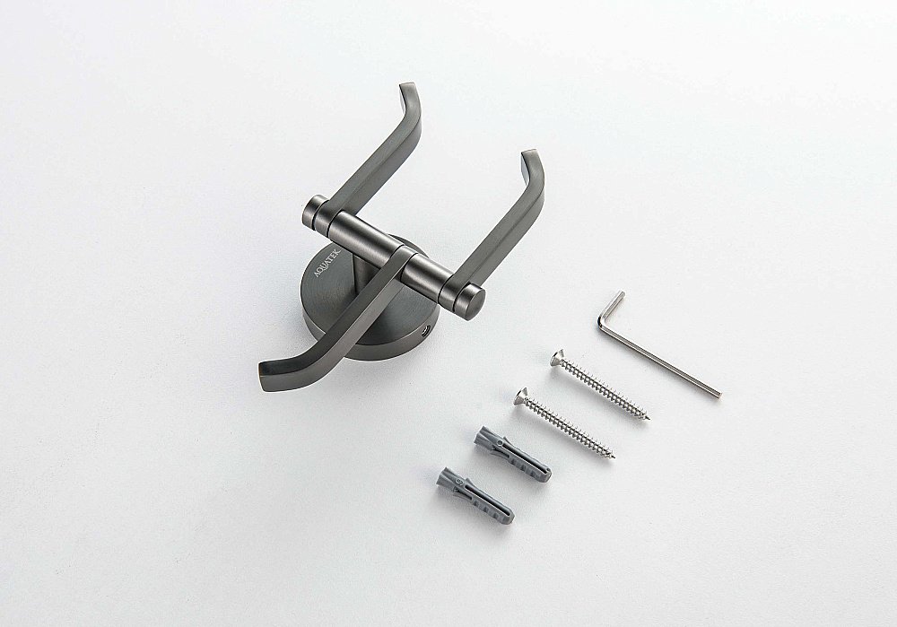 Крючок тройной Aquatek Бетта AQ4632BGM оружейная сталь купить в интернет-магазине сантехники Sanbest