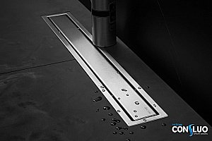 Душевой трап PESTAN Confluo Premium Line 650 матовый хром купить в интернет-магазине Sanbest