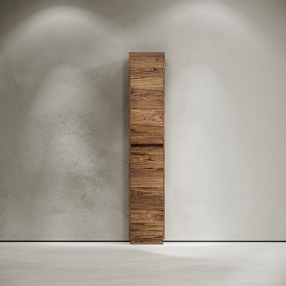 Пенал Sancos Libra Floor PLB35FECH дуб чарльстон для ванной в интернет-магазине сантехники Sanbest