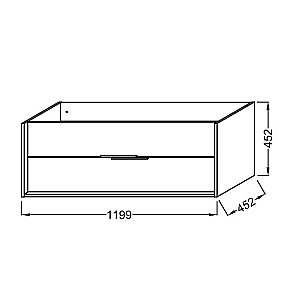 Тумба с раковиной Jacob Delafon VIVIENNE 120 дуб Давос натуральный для ванной в интернет-магазине Sanbest